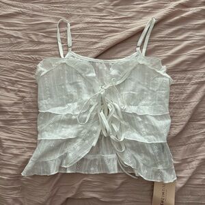 white shein tank top